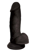 Load image into Gallery viewer, Jock Realistic Dildo with Balls - Black - 7in
