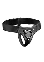 Load image into Gallery viewer, Jock Remy Adjustable Wide Band Strap-On Harness - Black