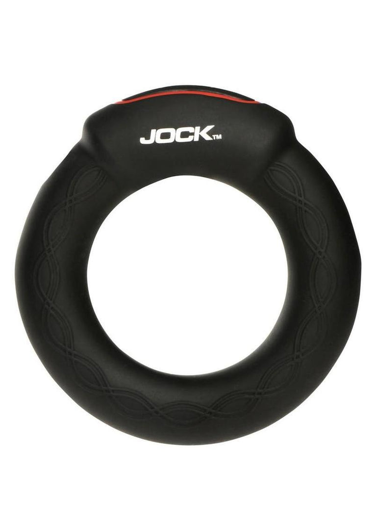 Jock Rumbler Vibrating and Warming Rechargeable Silicone C-Ring 2in with Remote