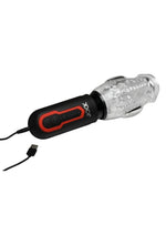 Load image into Gallery viewer, Jock Spinning and Thrusting Rechargeable Masturbator with 2 Bullets