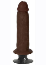Load image into Gallery viewer, Jock Vibrating Dildo - Chocolate - 7in

