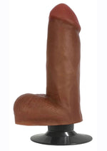 Load image into Gallery viewer, Jock Vibrating Dildo with Balls - Caramel - 6in
