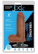 Load image into Gallery viewer, Jock Vibrating Dildo with Balls - Caramel - 6in
