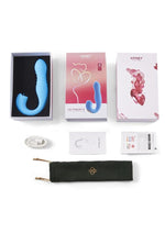 Load image into Gallery viewer, Joi Thrust 2 Pressure Sensing App Controlled Thrusting G-Spot Silicone Rechargeable Vibrator and Tongue Clit Licker