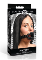 Load image into Gallery viewer, Juicy Lips Silicone Open Mouth Gag
