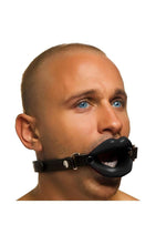 Load image into Gallery viewer, Juicy Lips Silicone Open Mouth Gag - Black
