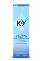 Load image into Gallery viewer, K-Y Natural Feeling W/ Hyaluronic - 2.5oz