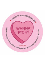 Load image into Gallery viewer, Kama Sutra Valentines Mini Massage Candle 1oz - Wanna F*ck?
