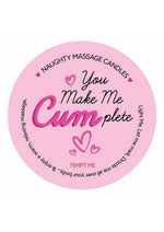 Load image into Gallery viewer, Kama Sutra Valentines Mini Massage Candle 1oz - You Make Me Cum-Plete Me
