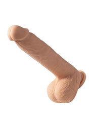 Kenzo App Controlled Big Realistic Thrusting Rechargeable Silicone Dildo - Caramel - 9.5 In