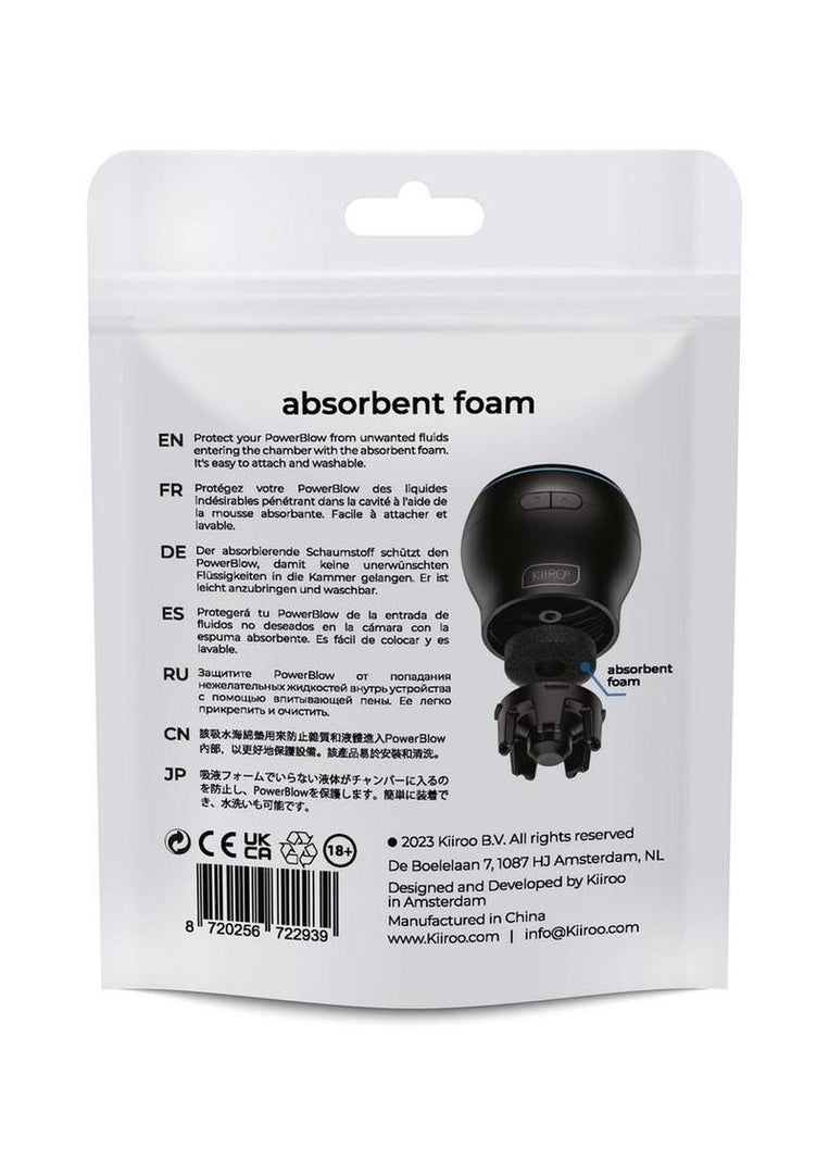 Kiiroo Powerblow Absorbent Foam - 5 Pack