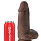 King Cock Chubby Dildo - Chocolate - 9in