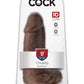 King Cock Chubby Dildo - Chocolate - 9in