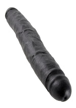 Load image into Gallery viewer, King Cock Slim Double Dildo - Black - 12in
