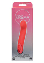 Load image into Gallery viewer, Kroma Turbo Curve Rechargeable Silicone Vibrator - Orange
