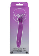 Load image into Gallery viewer, Kroma Turbo Rechargeable Silicone Bunny - Purple
