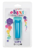 Load image into Gallery viewer, Kyst Lips Rechargeable Silicone Bullet Vibrator - Blue