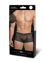 Load image into Gallery viewer, Lace King Lace Boxers - Black - Medium/Small