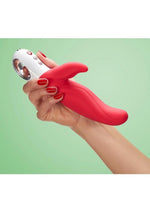 Load image into Gallery viewer, Lady Bi Silicone Vibrator with Clitoral Stimulator - India
