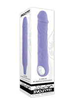 Load image into Gallery viewer, Large Purple Fantasy Rechargeable Silicone Vibrator - Purple
