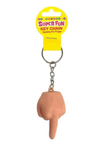 Load image into Gallery viewer, Last Fuck Squishy Middle Finger Key Chain
