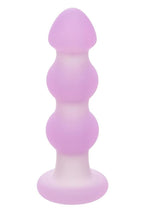 Load image into Gallery viewer, Lavender Haze Beaded Probe Silicone Rechargeable Anal Plug - Purple/White