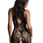 Le Desir Criss Cross Neck Bodystocking