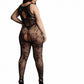 Le Desir Criss Cross Neck Bodystocking