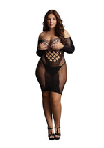 Load image into Gallery viewer, Le Desir Criss Cross Neck Mini Dress - Black - Queen