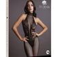 Le Desir Fishnet and Lace Bodystocking - Black - One Size