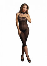 Load image into Gallery viewer, Le Desir High Neck Dress - Black - One Size