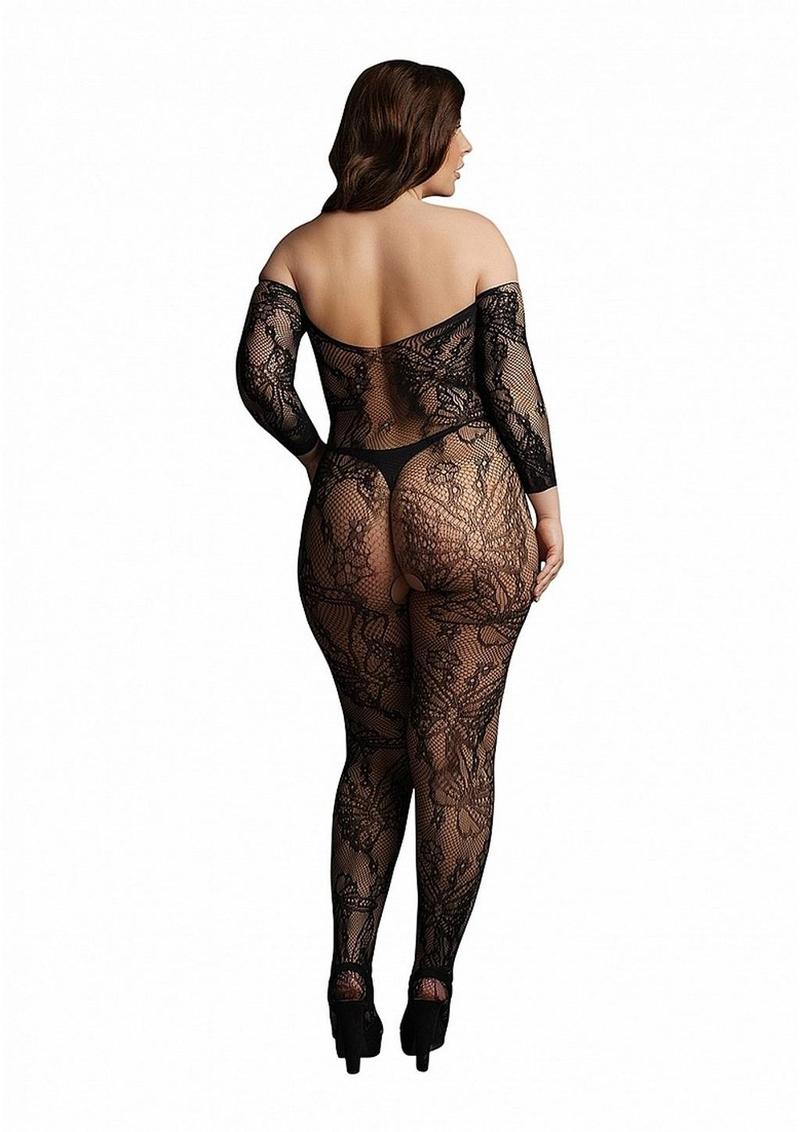 Le Desir Lace Sleeved Bodystocking