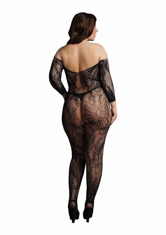 Le Desir Lace Sleeved Bodystocking