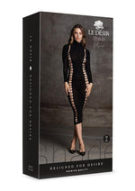 Load image into Gallery viewer, Le Desir Shade Carme Xi Dress with Turtleneck - Black - One Size
