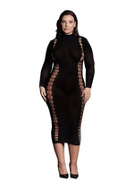 Load image into Gallery viewer, Le Desir Shade Carme Xi Dress with Turtleneck - Black - Queen
