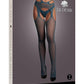 Le Desir Suspender Pantyhose with Strappy Waist - Blue - One Size