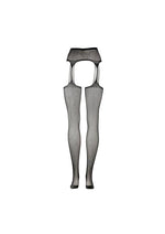 Load image into Gallery viewer, Le Desir Suspender Rhinestone Pantyhose