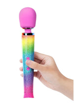 Load image into Gallery viewer, Le Wand All That Glimmers Petite Massager - Rainbow Ombre