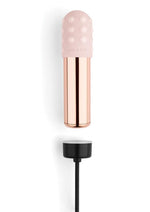 Load image into Gallery viewer, Le Wand Bullet Rechargeable Vibrator with Textured Silicone Sleeve and Ring