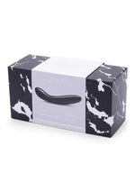Load image into Gallery viewer, Le Wand Crystal G-Wand with Silicone Ring - Black Obsidian - Black