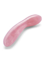Load image into Gallery viewer, Le Wand Crystal G-Wand with Silicone Ring - Rose Quartz - Pink