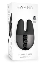 Load image into Gallery viewer, Le Wand Double Vibe Rechargeable Silicone Rabbit Vibrator - Black
