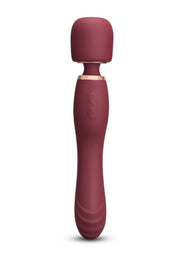 Le Wand Flat Top Fusion G Rechargeable Silicone Vibrator - Ruby - Red