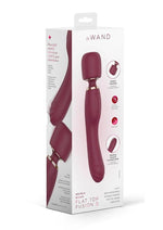 Load image into Gallery viewer, Le Wand Flat Top Fusion G Rechargeable Silicone Vibrator - Ruby - Red