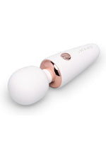 Load image into Gallery viewer, Le Wand Mini Vibe Silicone Micro Wand - White