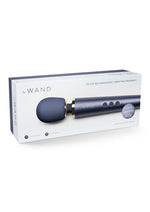 Load image into Gallery viewer, Le Wand Petite Rechargeable Silicone Vibrating Massager - Navy Blue
