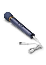 Load image into Gallery viewer, Le Wand Petite Rechargeable Silicone Vibrating Massager - Navy Blue