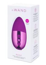 Load image into Gallery viewer, Le Wand Point Rechargeable Silicone Contoured Mini Vibrator - Cherry/Purple

