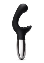 Load image into Gallery viewer, Le Wand Xo Rechargeable Silicone Dual Stimulating Vibrator - Black
