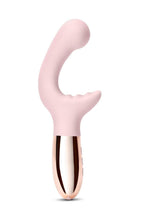 Load image into Gallery viewer, Le Wand Xo Rechargeable Silicone Dual Stimulating Vibrator - Rose Gold
